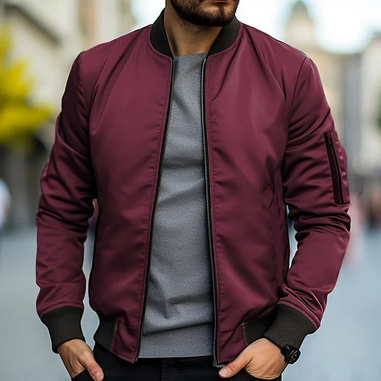 Michel™ Premium Twill Bomber Jacket
