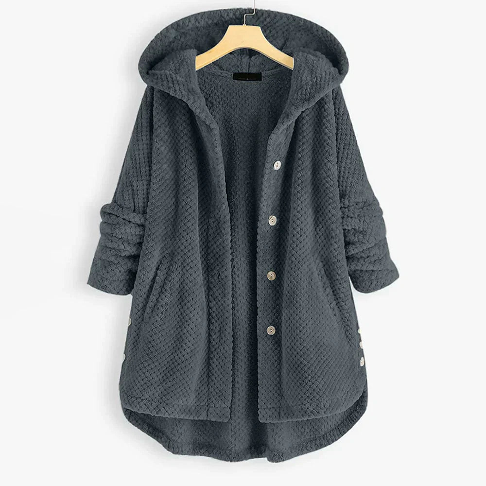 Fleece Jacket with Hood by Fudus