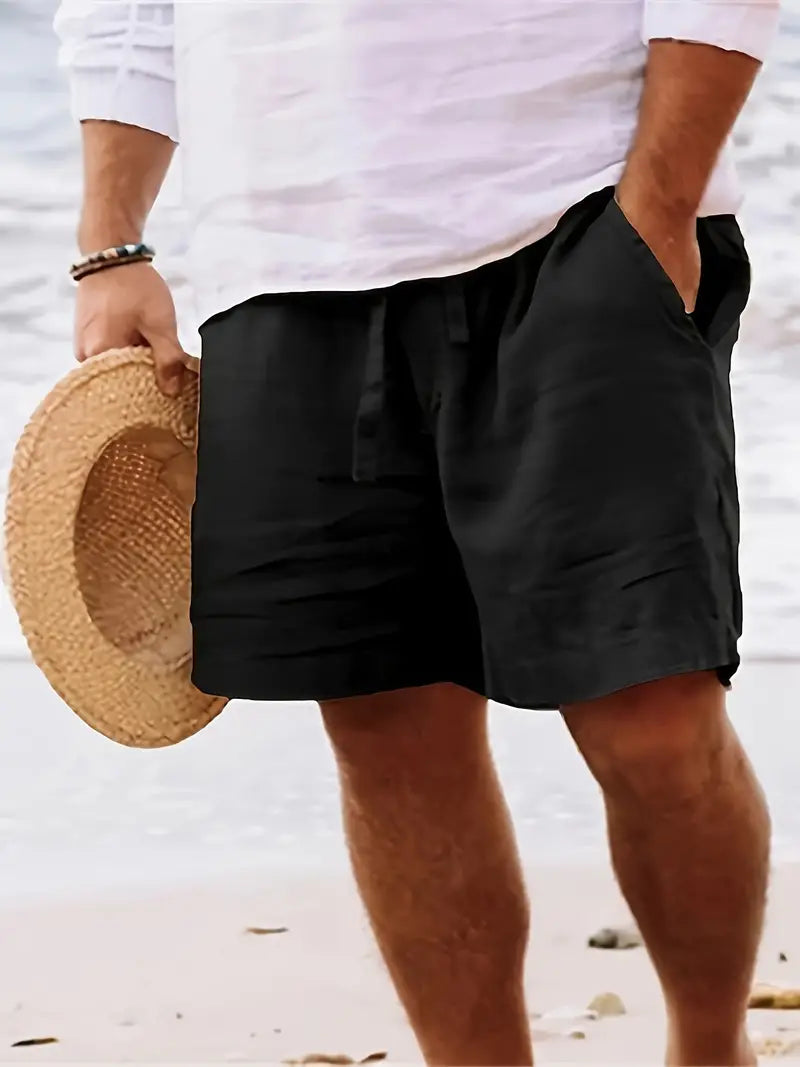 Herren Leinen Shorts