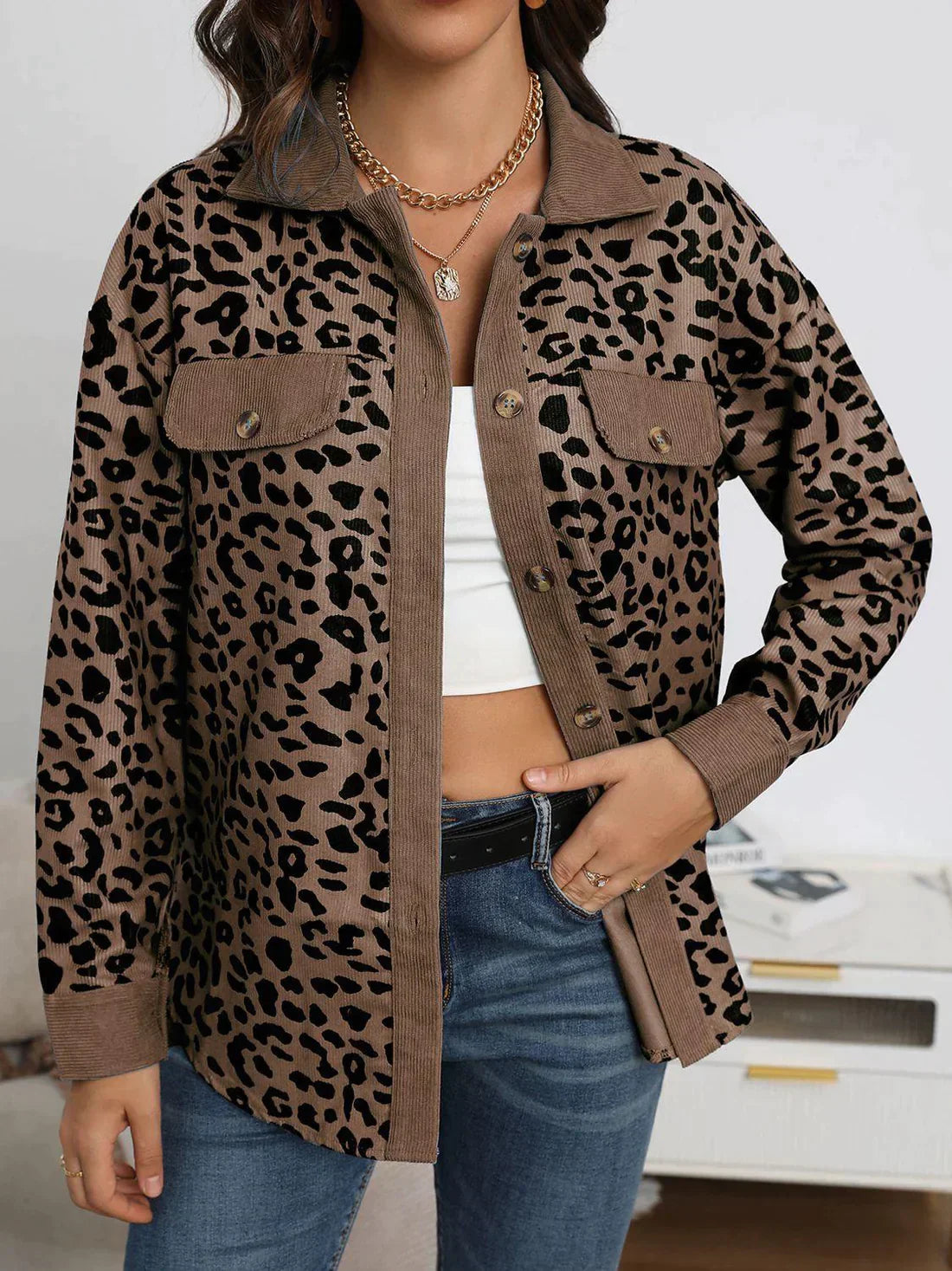ModeGeist | Leopardjacke für Auffällige Outfits