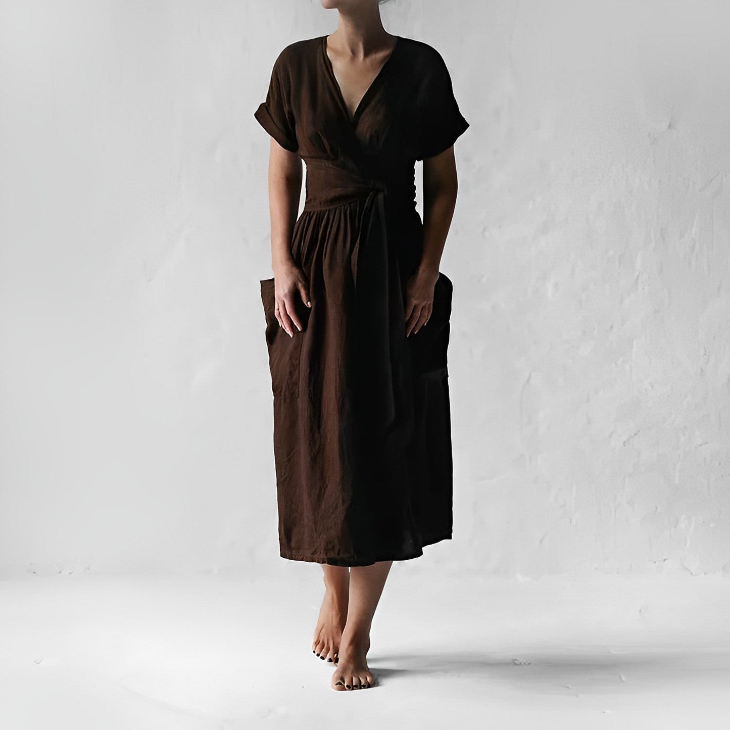 Elegantes Leinenkleid Johanna