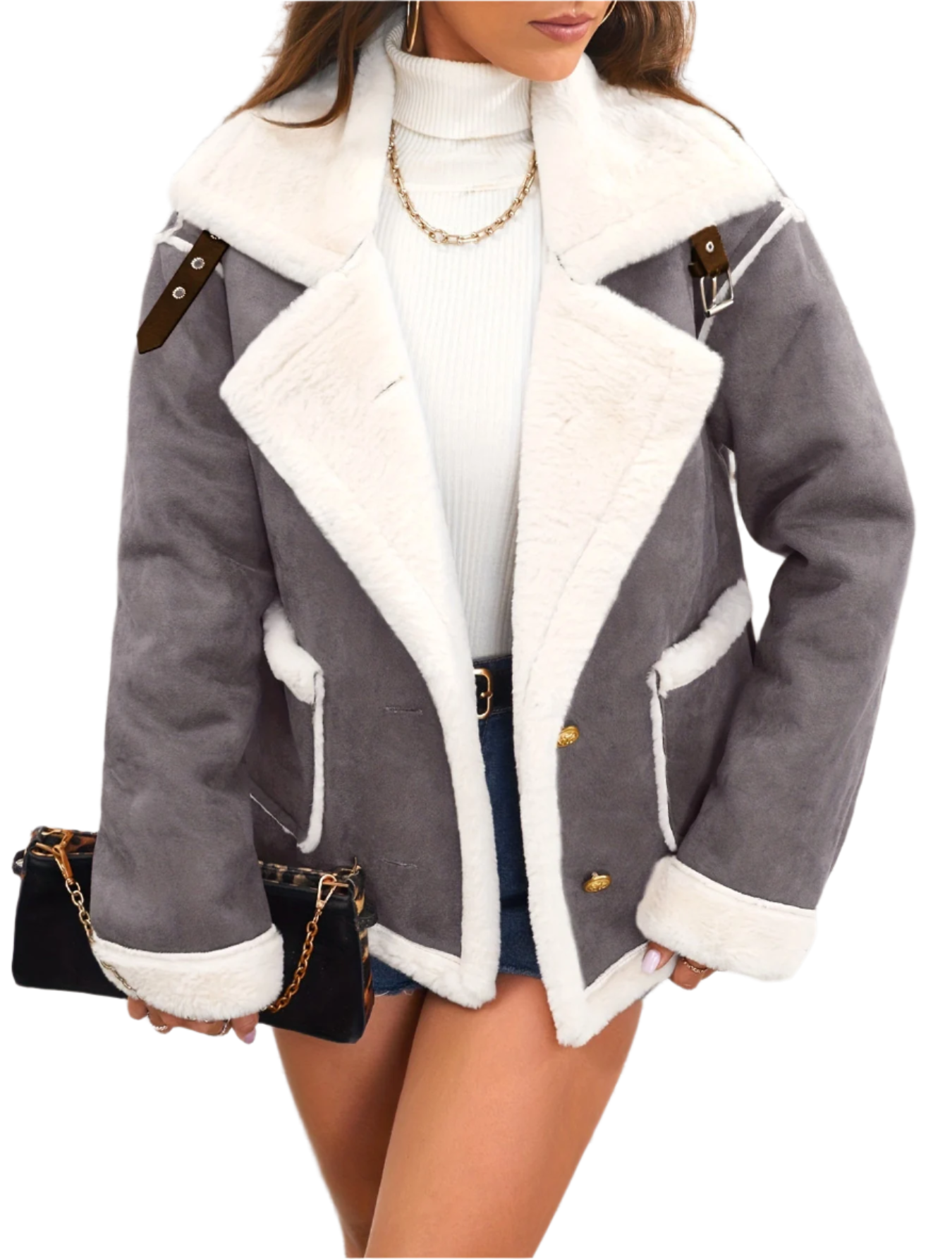 ModeGeist | Elegante Teddy Winterjacke für Damen