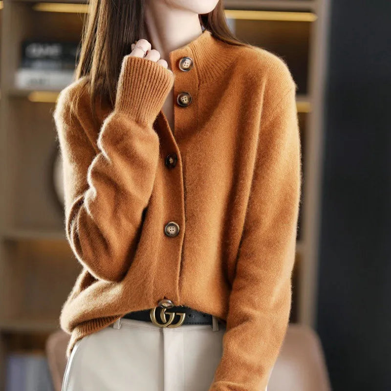 ModeGeist | Damen Weiches Strick-Cardigan - Gemütliche & Stilvolle Schicht