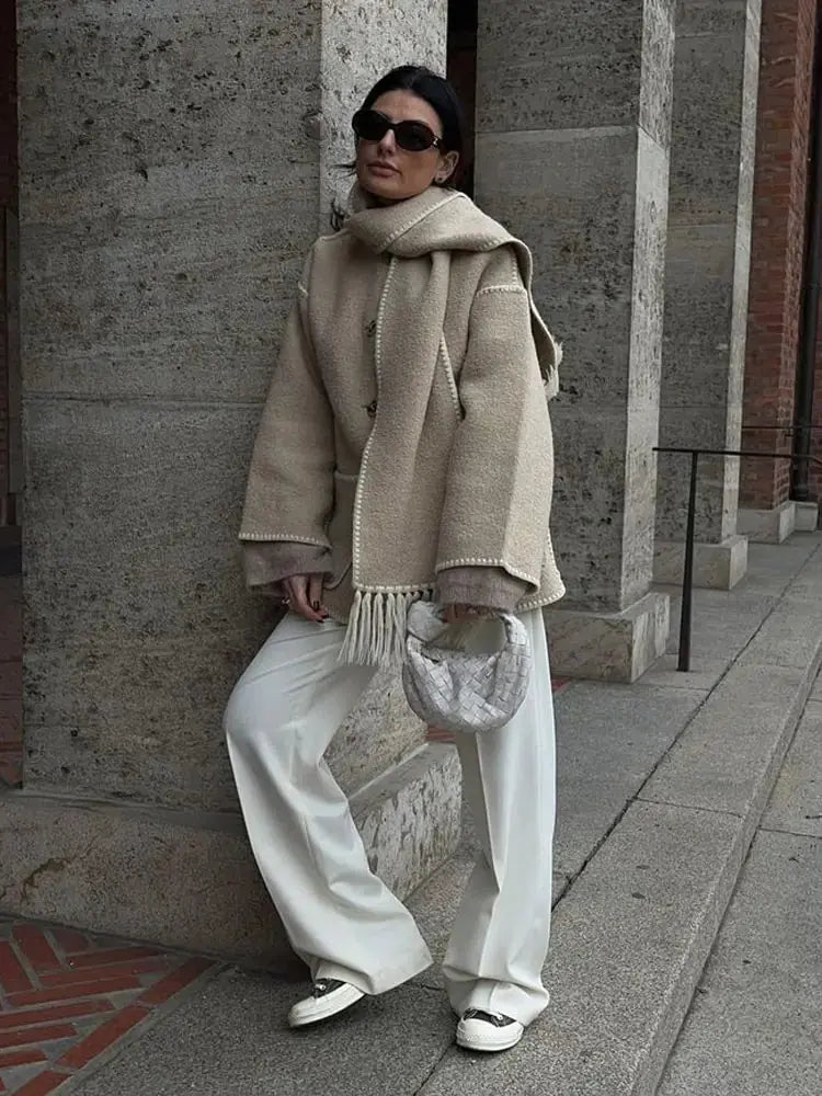 ModeGeist | Jacke mit Schalkragen