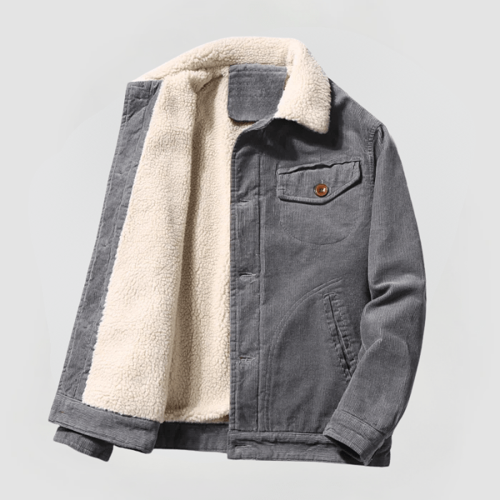 DIETRICH Cordjacke mit Fleecefutter