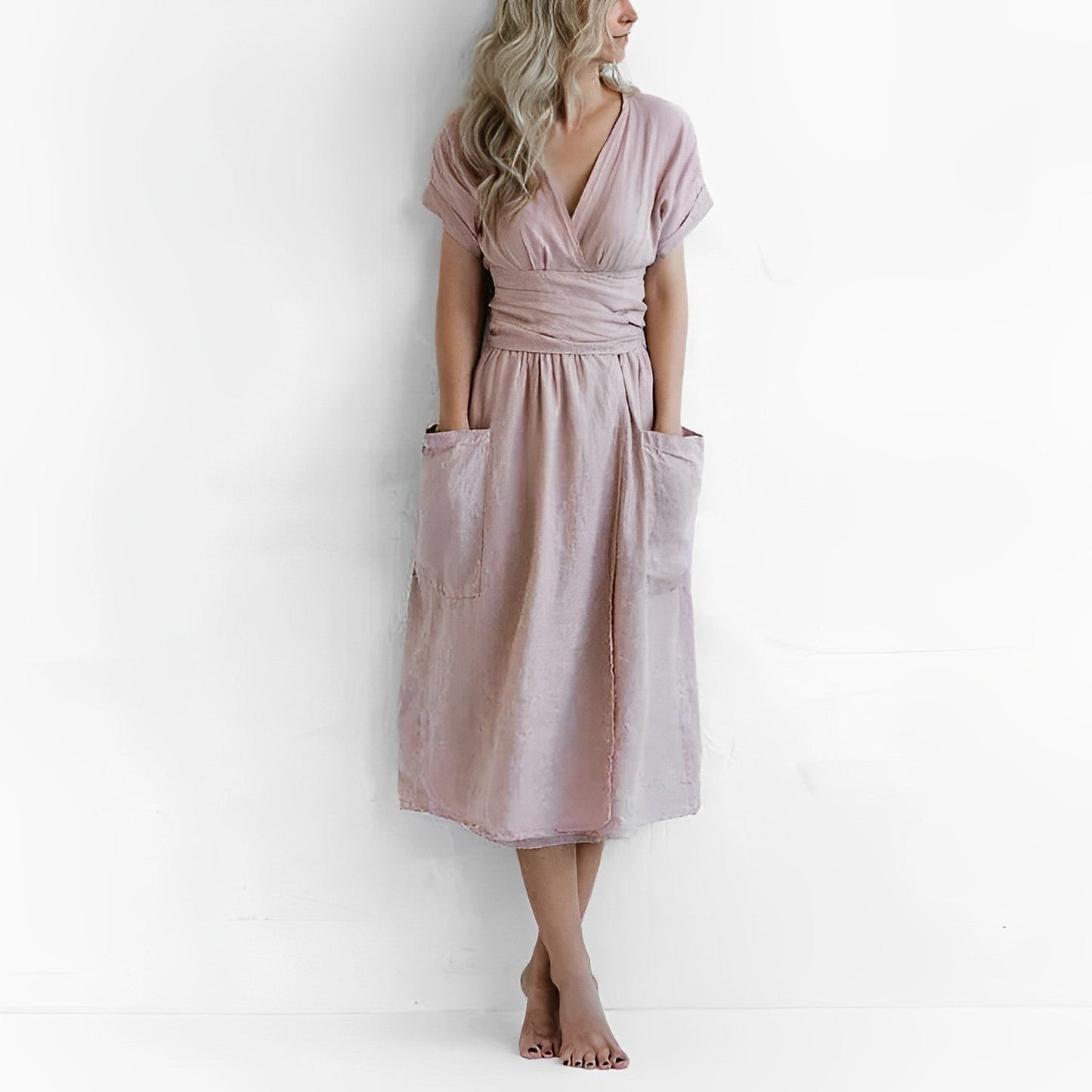Elegantes Leinenkleid Johanna