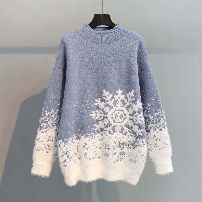 ModeGeist | Festlicher Weihnachtlicher Strickpullover Für Damen