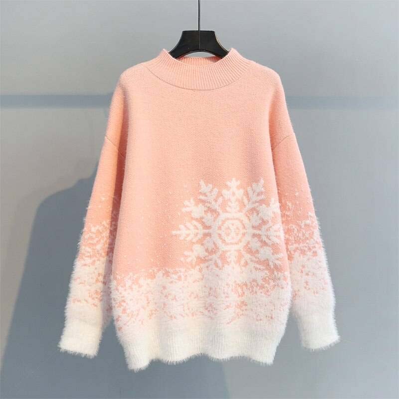 ModeGeist | Festlicher Weihnachtlicher Strickpullover Für Damen