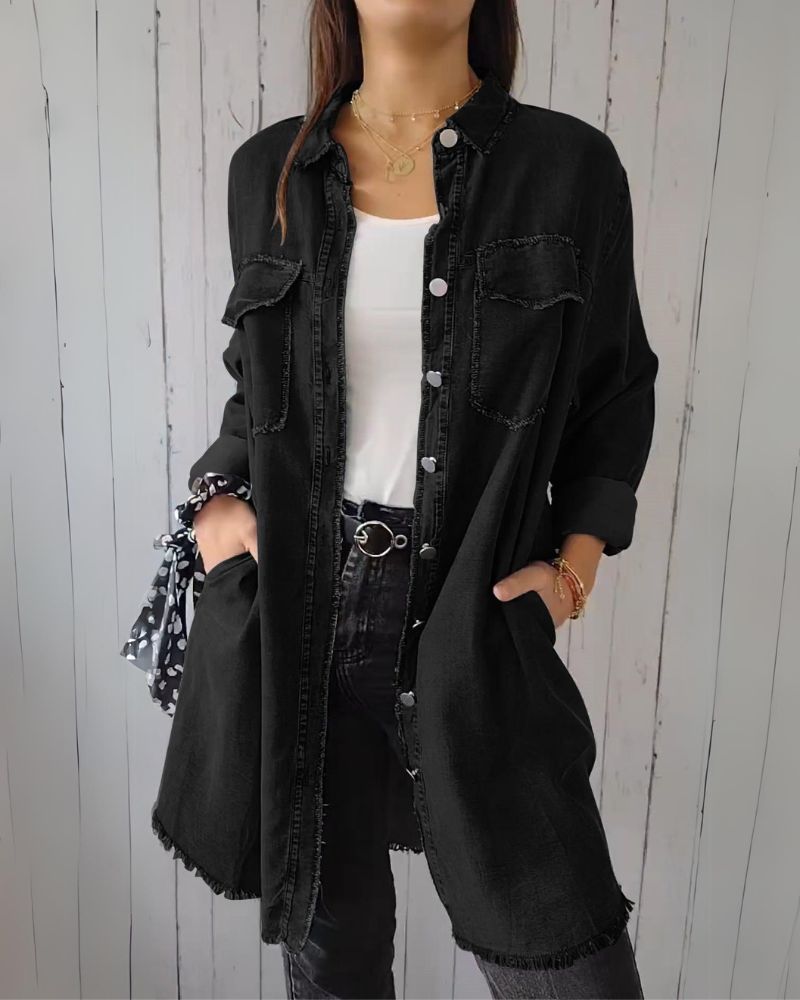 ModeGeist | Bequemes Denim Overhemdjacke