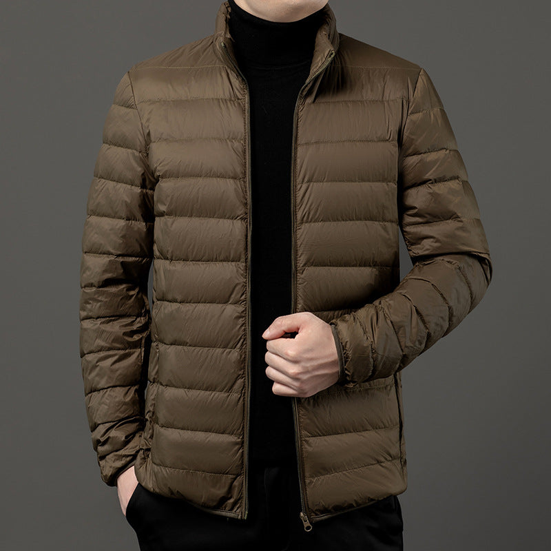 ModeGeist | Gep pufftes leichtgewicht Herrenjacke mit Reißverschluss