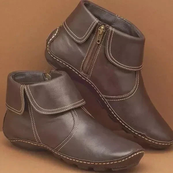 MODEGEIST Damen Ankle Boots Rutschfeste Sohle Komfort Stiefeletten