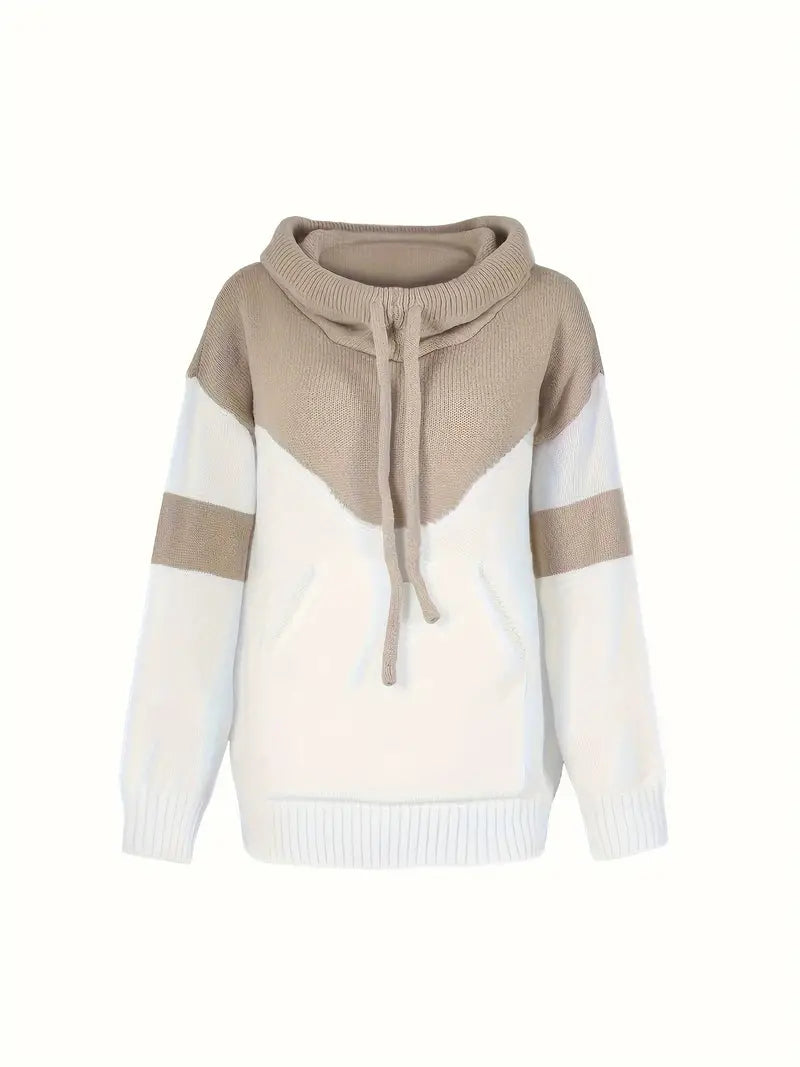 Ashley – entspannter Pullover mit Farbblock-Design