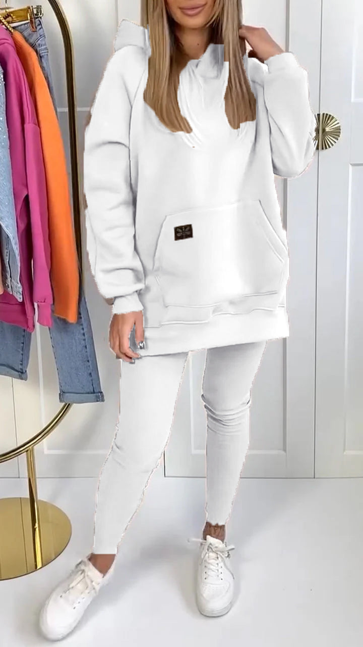 SAMIRA: Kapuzenpullover und Leggings-Set