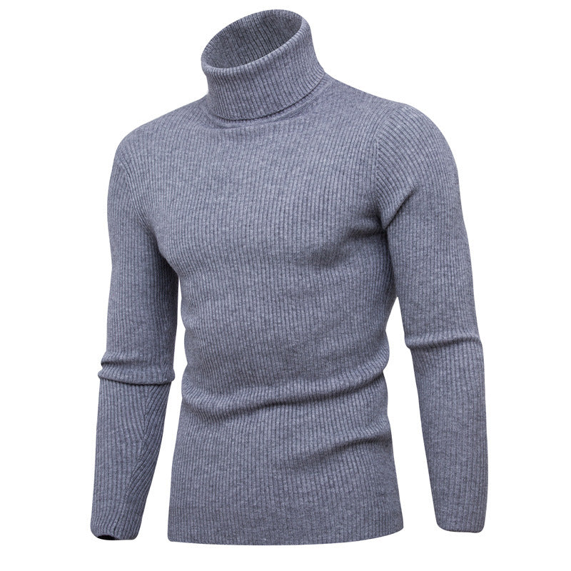 Herren eleganter Rollkragenpullover aus weichem Strick ModeGeist