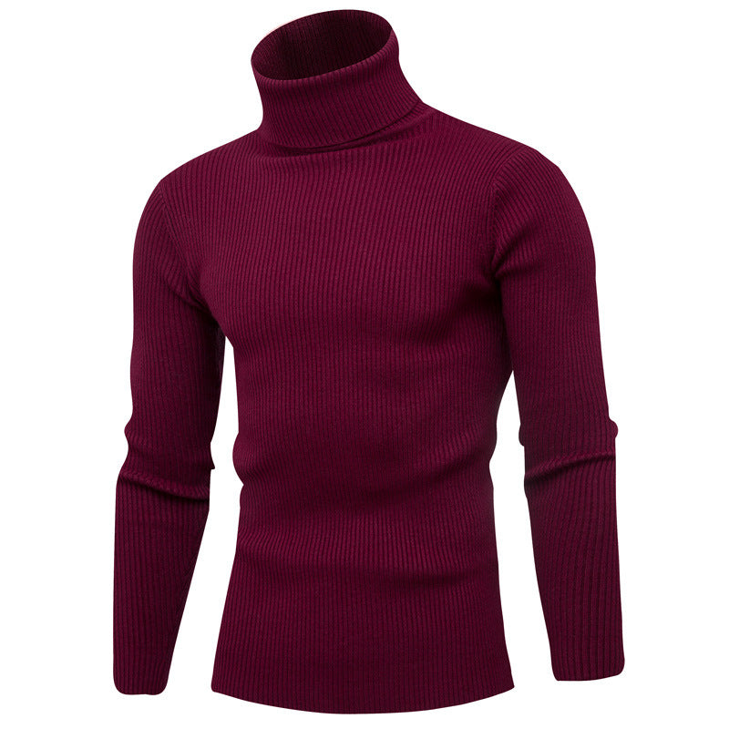 Herren eleganter Rollkragenpullover aus weichem Strick ModeGeist