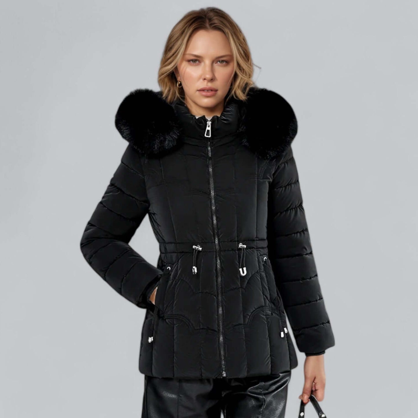 ModeGeist | Damen gepolsterter Parka Mantel