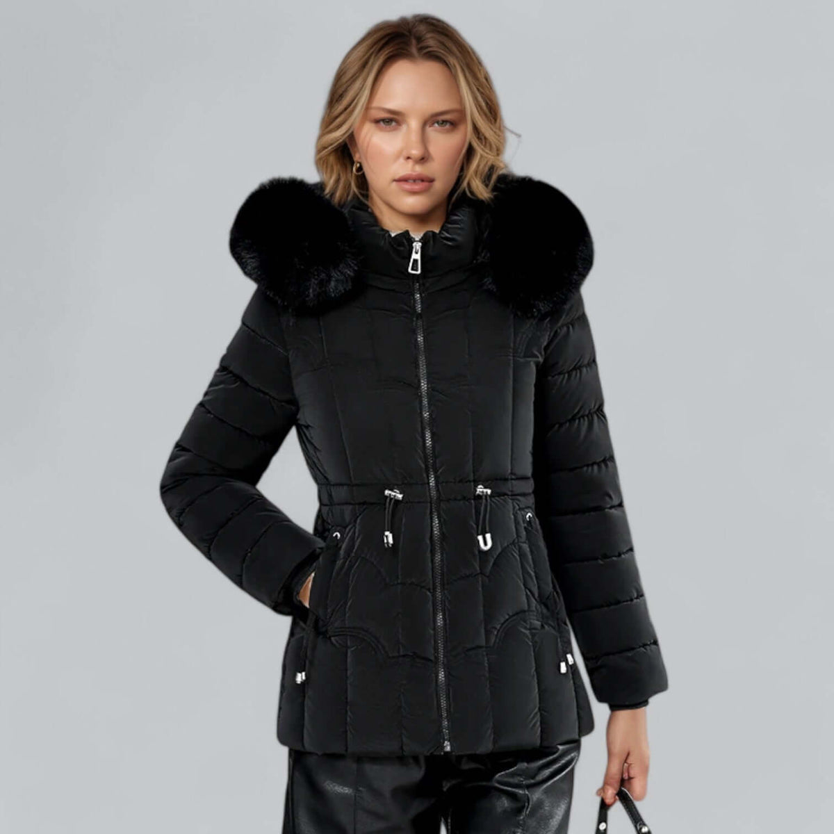 ModeGeist | Damen gepolsterter Parka Mantel