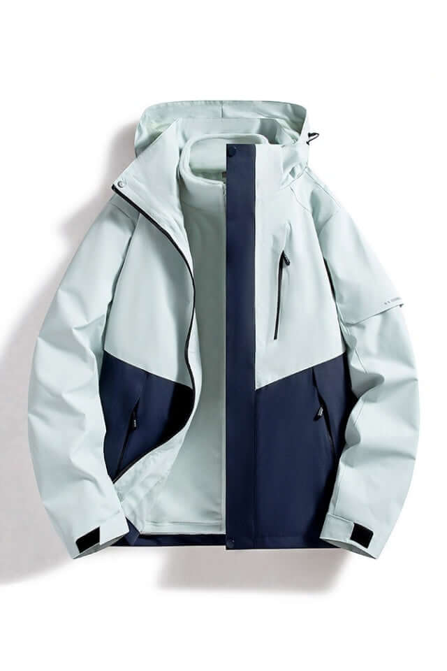 ModeGeist | Wasserdichte Kapuzenjacke für den Außenbereich