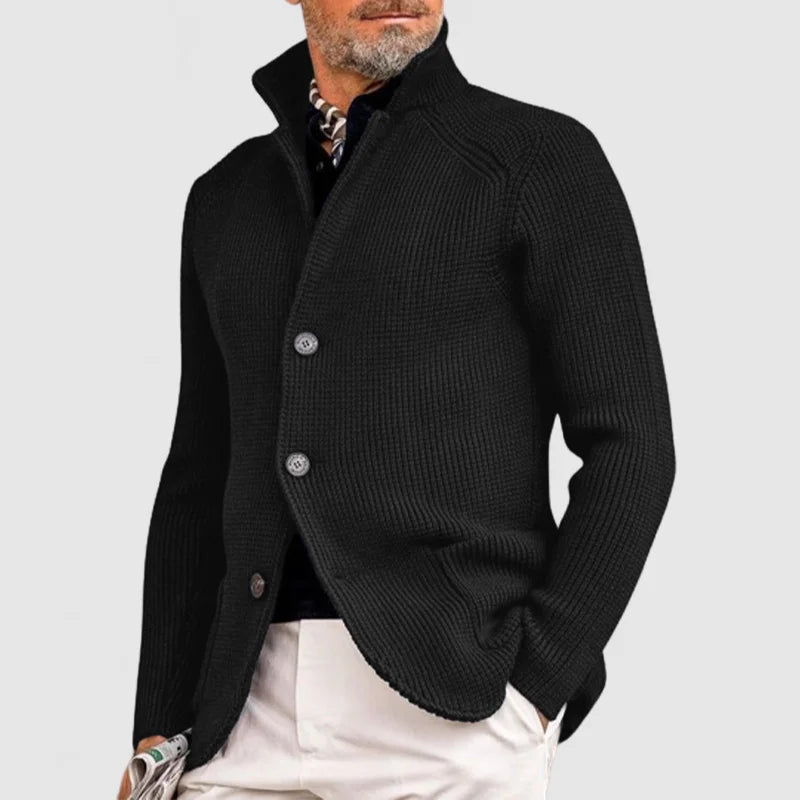 ModeGeist | Strickjacke mit Knöpfen Klassisches Design Warm und Stilvoll