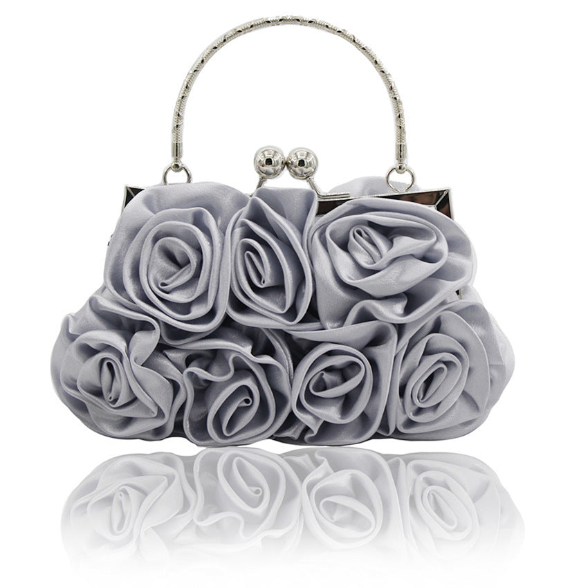 Fudus Handtasche mit Rosenmuster für festliche Anlässe