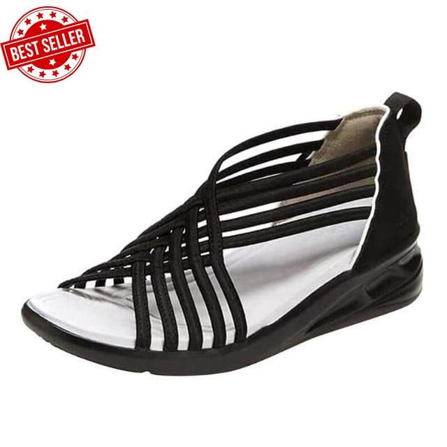 MODEGEIST Damen Frühling-Sandalen Fußgewölbestütze Verstellbar