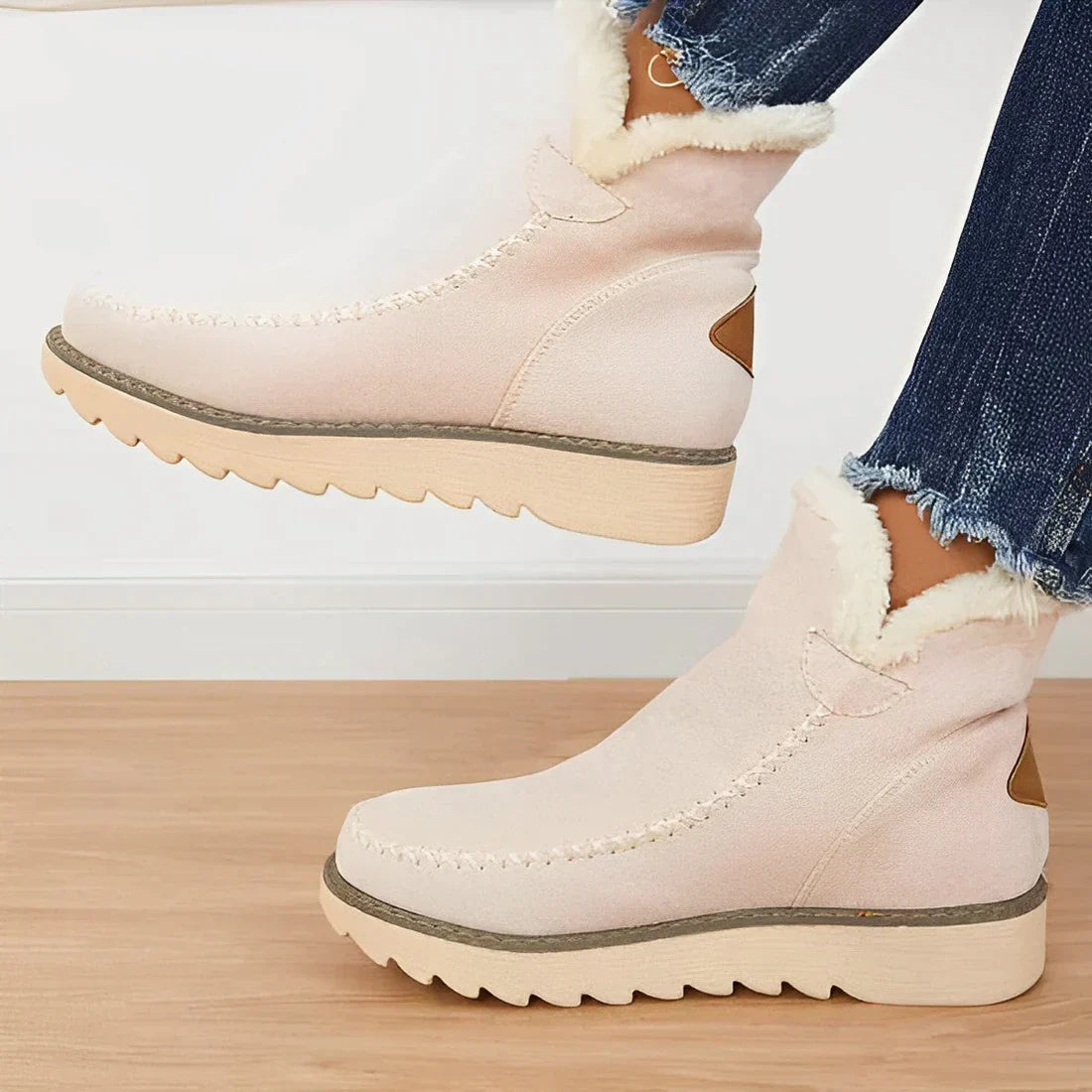ModeGeist | Lässige Dicksohlige Kurzärmlige Stiefel