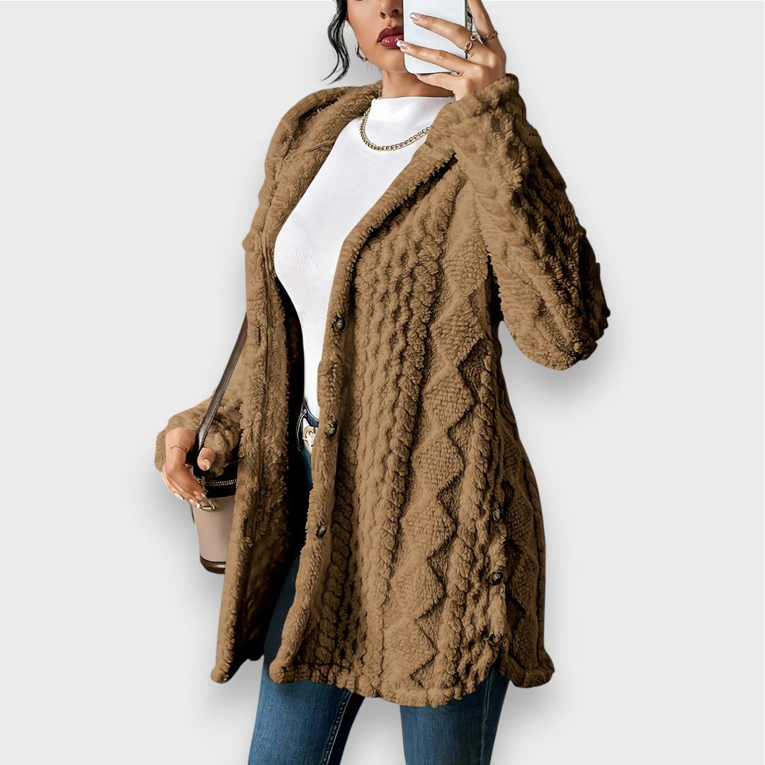 ModeGeist | Plüsch-Hoodie-Cardigan-Pullover