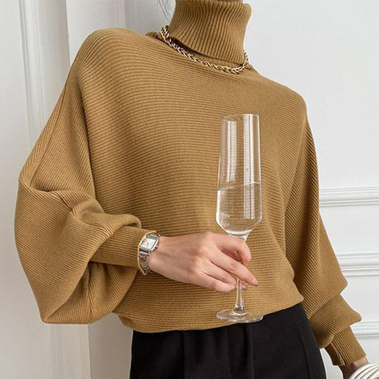 ModeGeist | Khaki Rollkragenpullover
