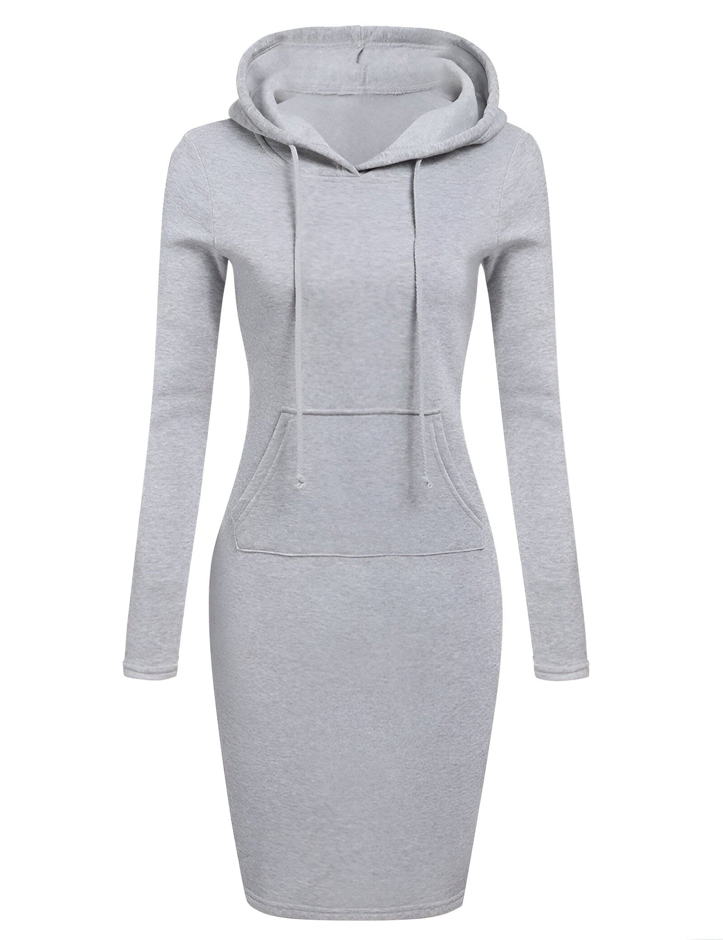 Fudus: Elegantes und bequemes Kapuzen-Sweatshirtkleid für den Herbst