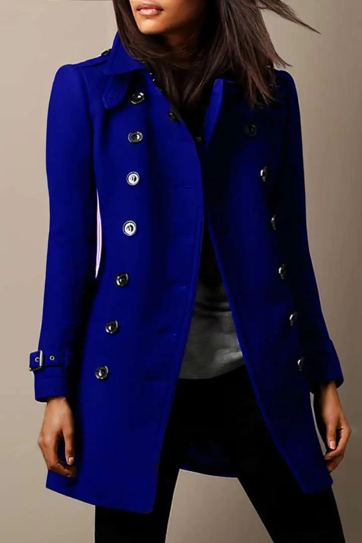 ModeGeist | Eleganter Langer Trenchcoat