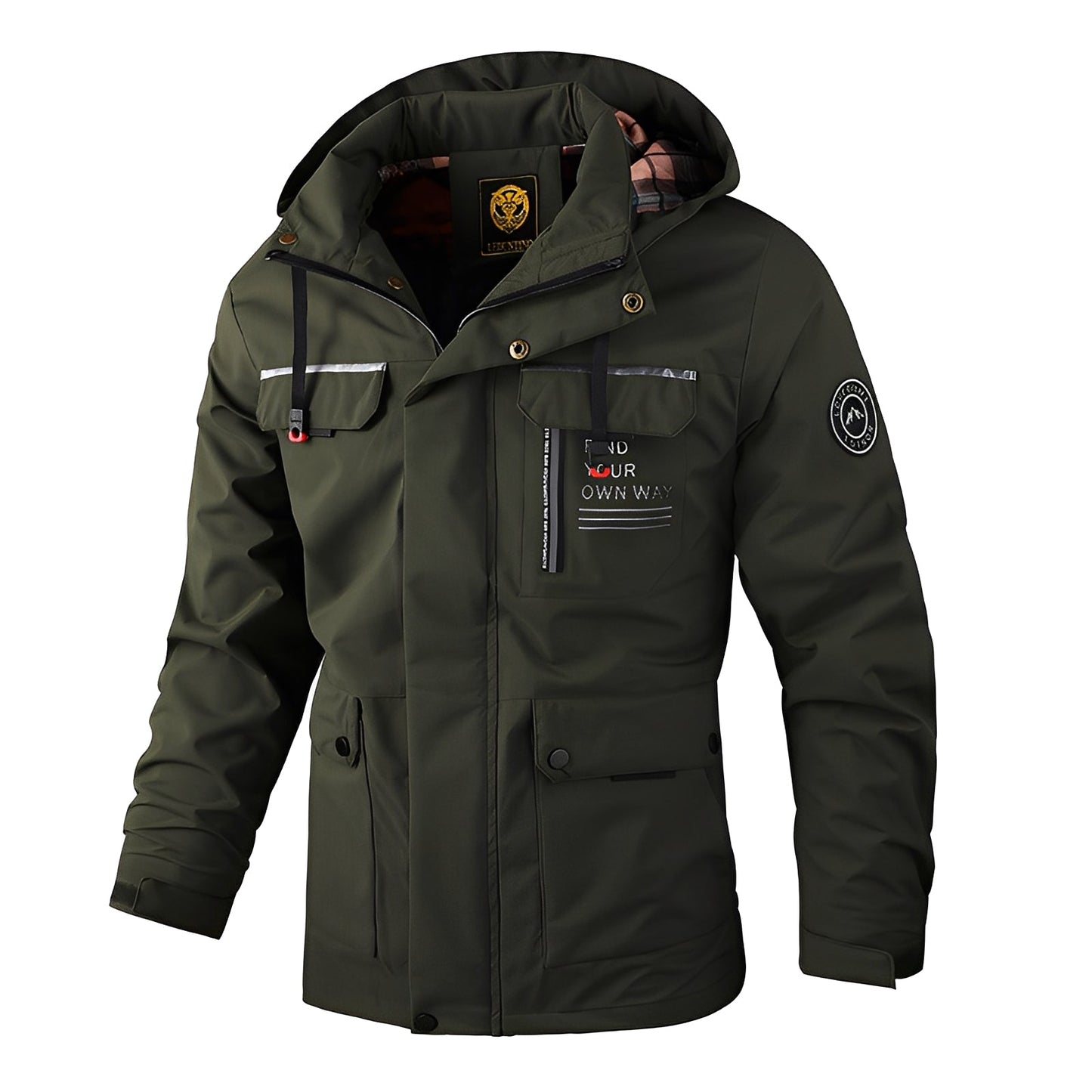 ModeGeist | Wetterfest, Dicke Outdoor-Jacke für Männer