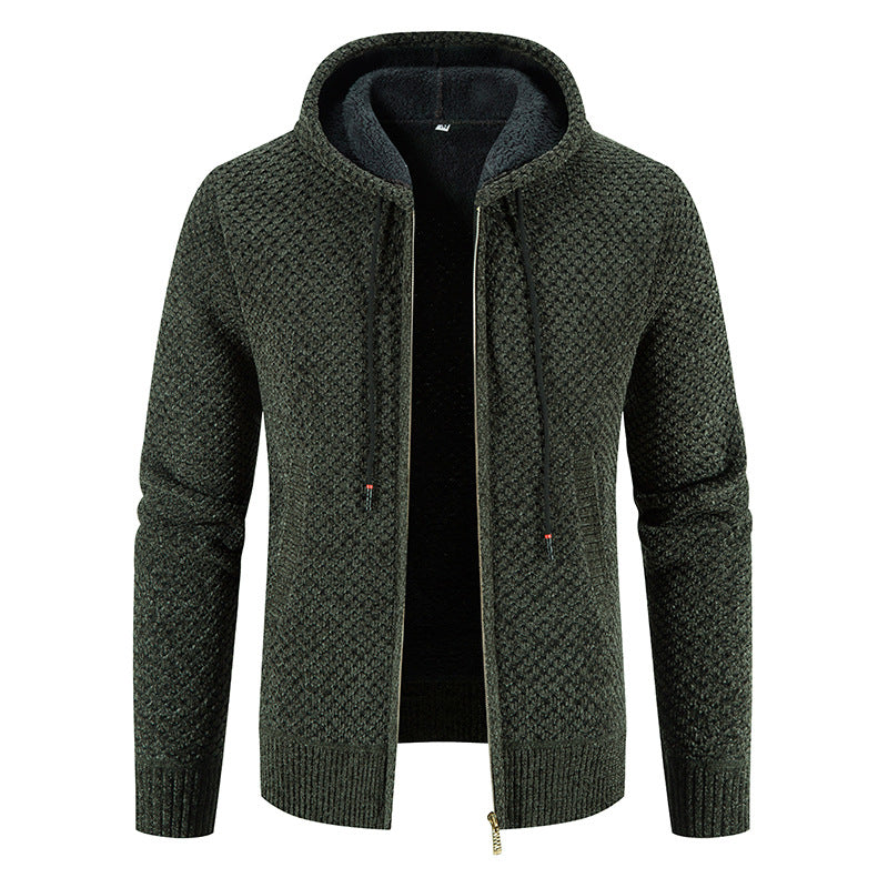 ModeGeist | Stilvoller Kapuzen-Cardigan für Männer