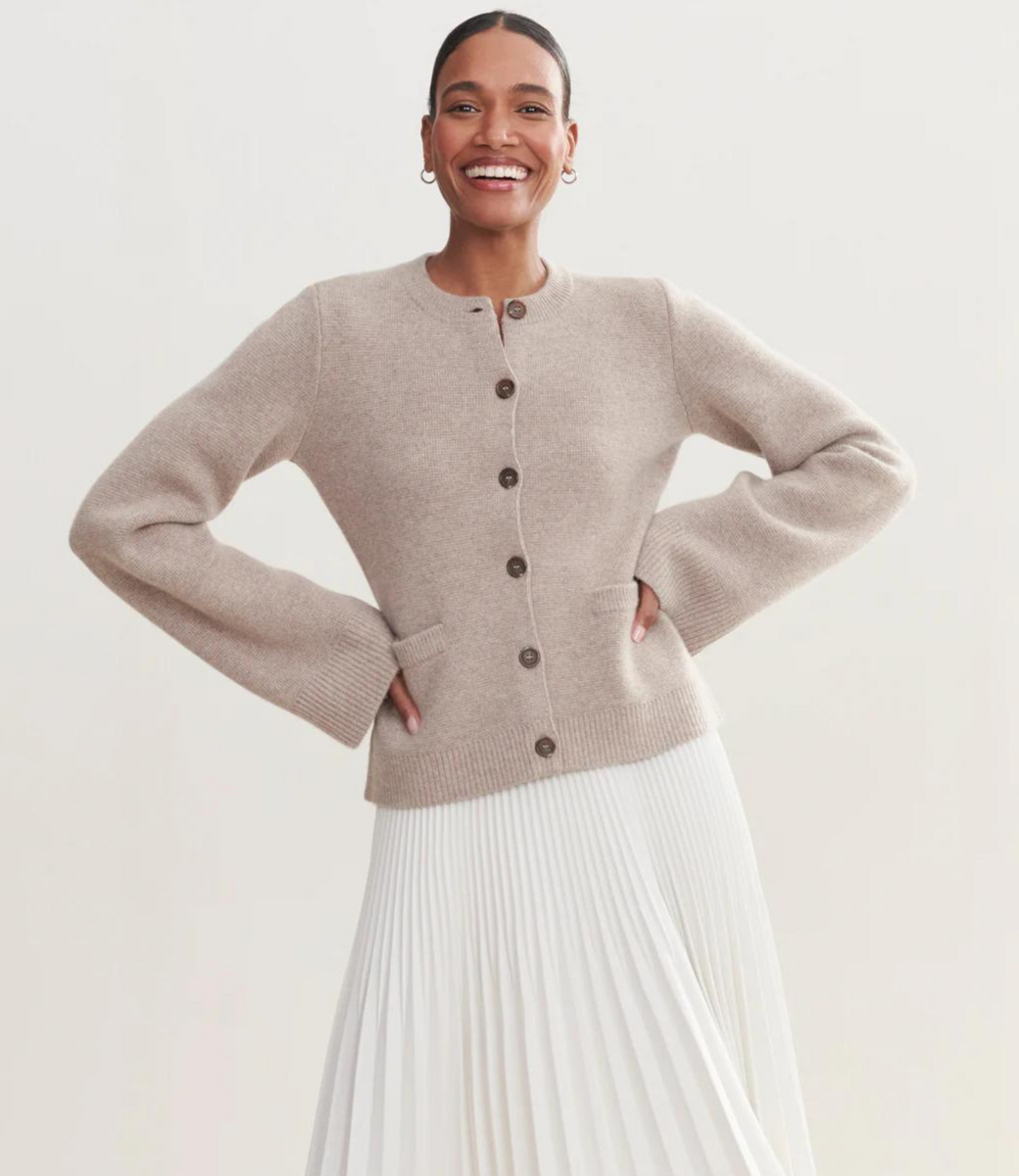 ModeGeist | Luxus Gestrickter Cardigan