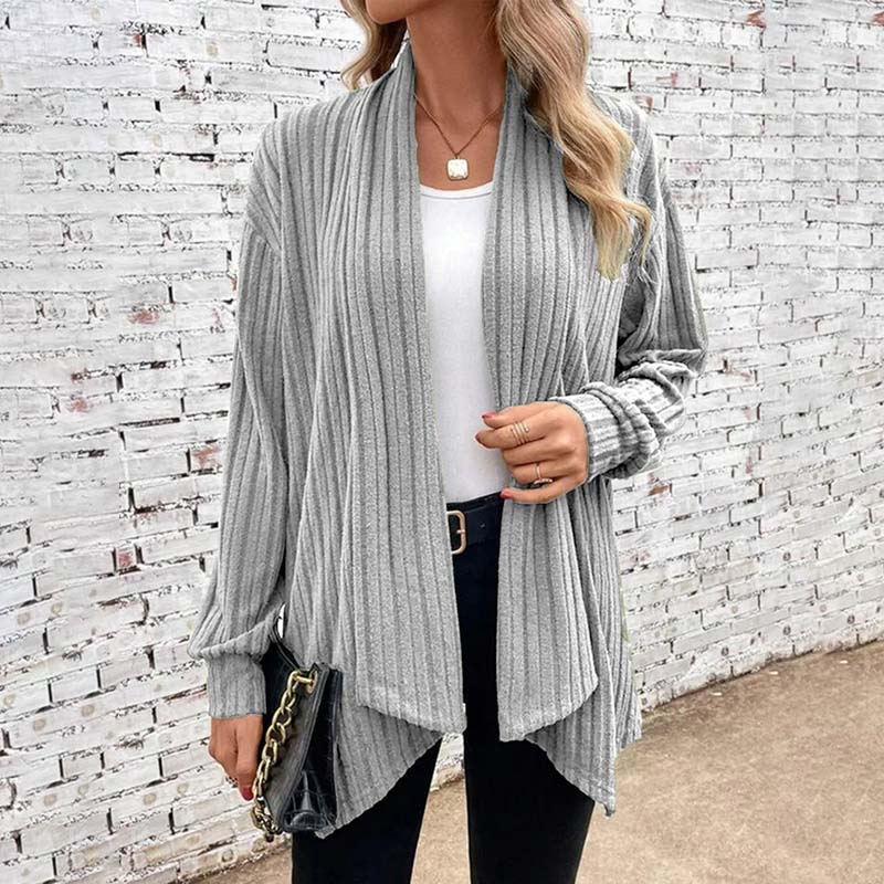 ModeGeist | Strickjacke - Damen Herbst Freizeit Strickjacke