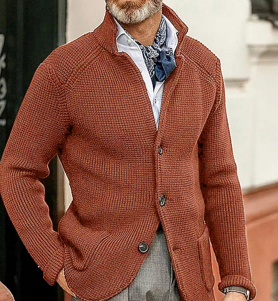 Herren-Blazer im Retro-Patchwork-Stil