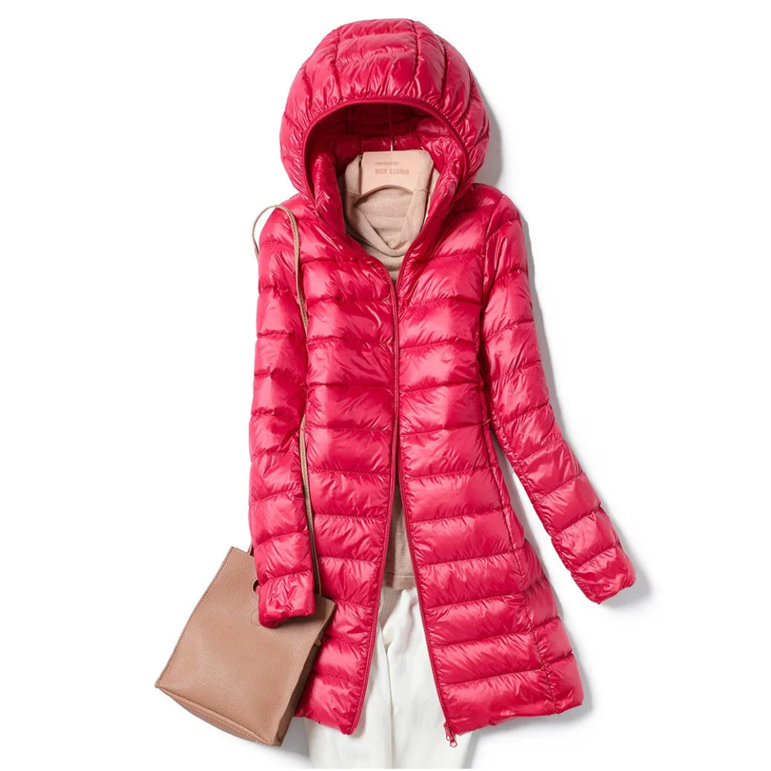 ModeGeist | Winterdoppeljacke für Frauen Lang