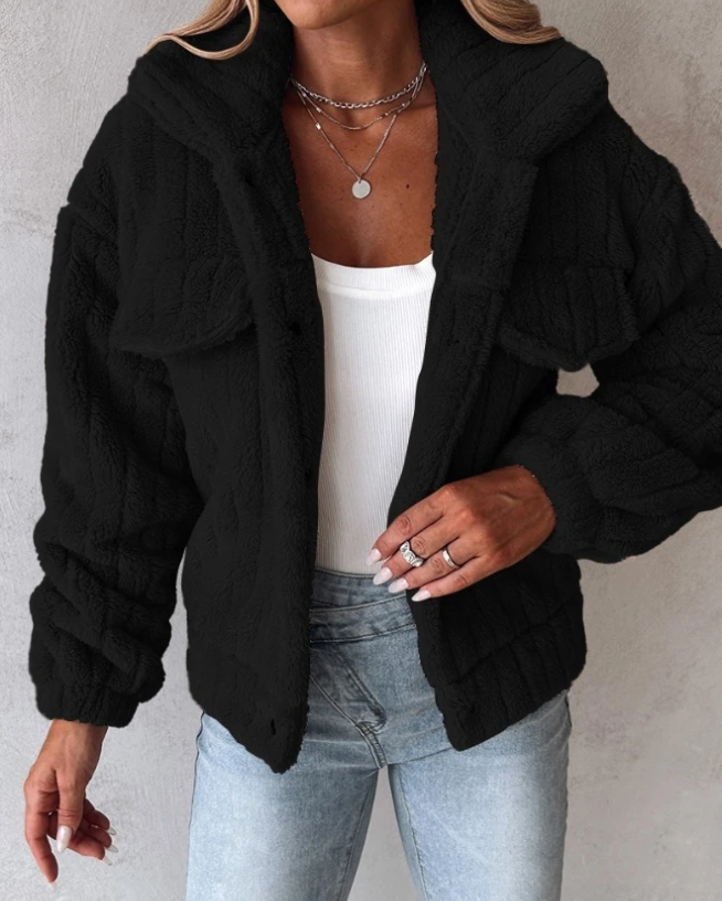 ModeGeist | Teddyjacke für Frauen - Kurz