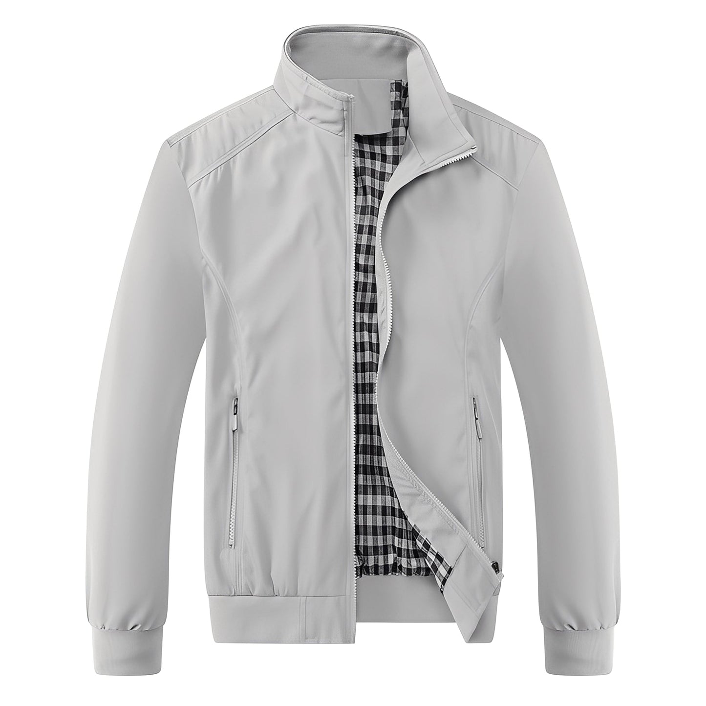 ModeGeist | Legere, formelle, winddichte Jacke für Männer
