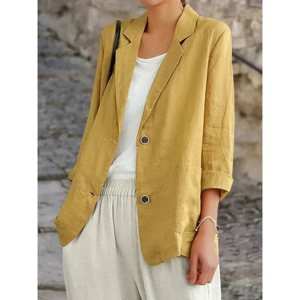 ModeGeist | Blazer Aus Schickem und Stilvollem Leinen