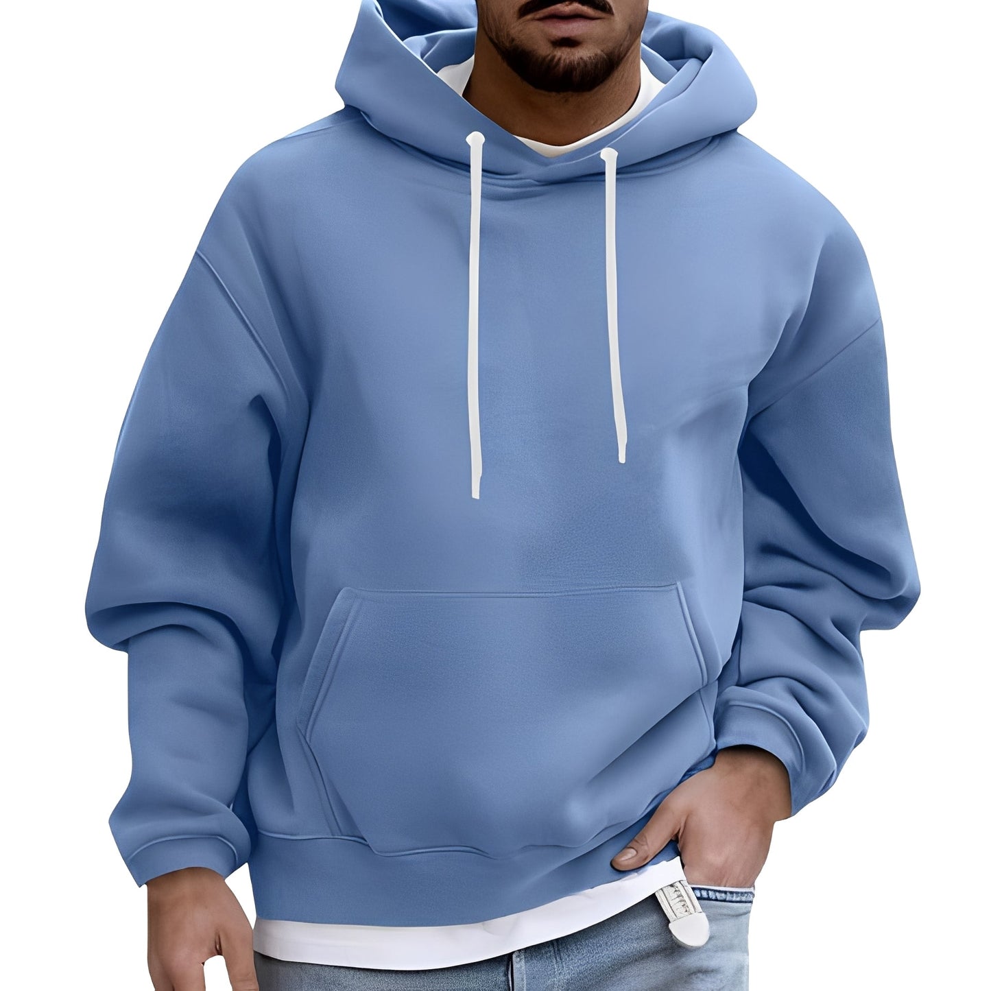 ModeGeist | Lässiger Hoodie mit Tasche für Männer
