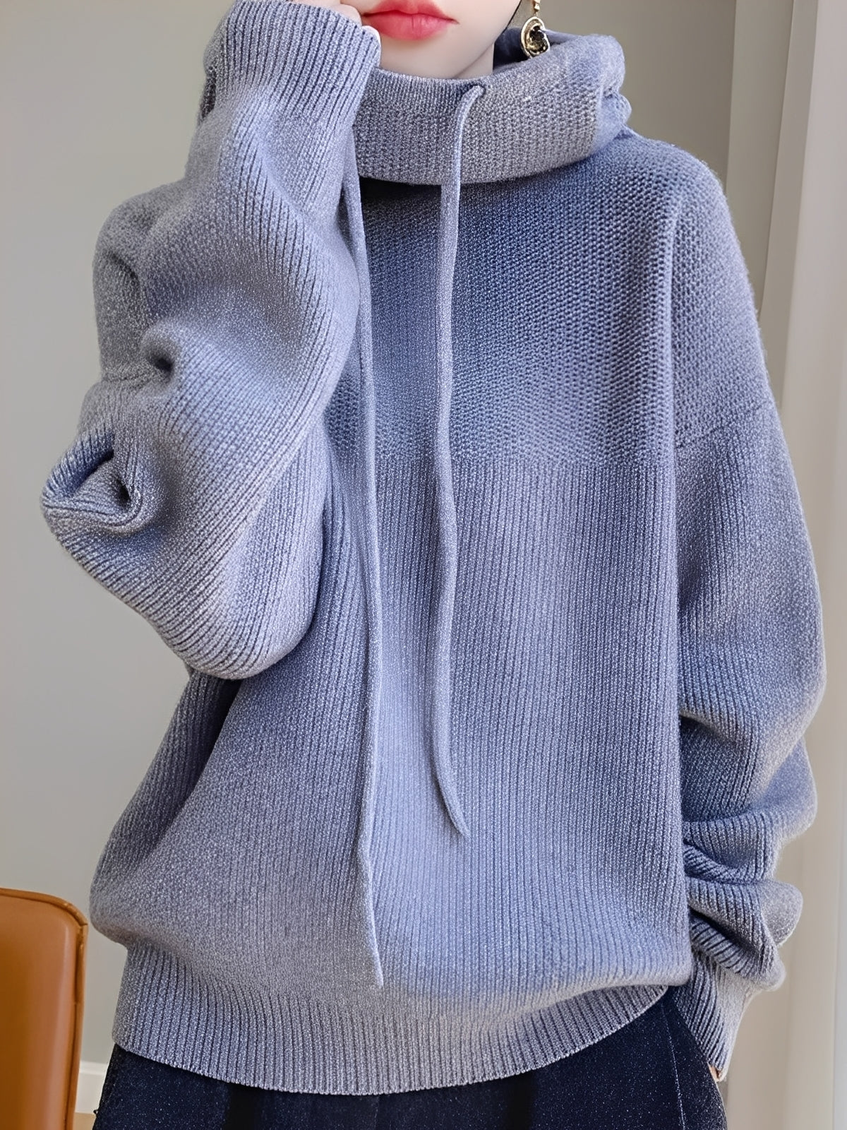 ModeGeist | Warme, weiche Woll-Hoodie für Frauen