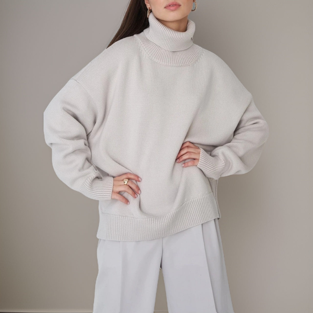 ModeGeist | Rollkragenpullover für Damen Winter