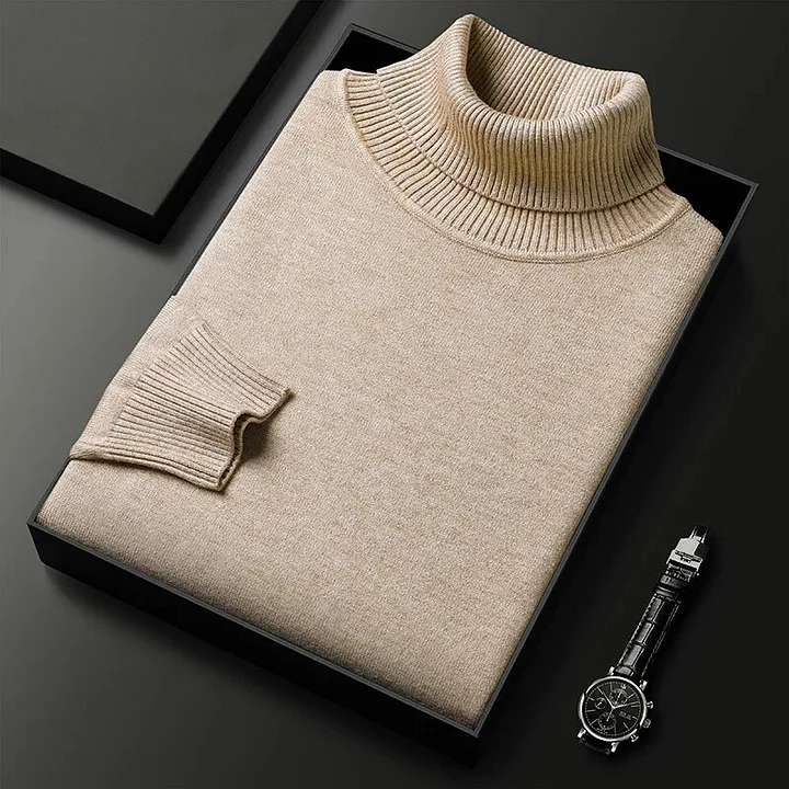 Eman Rollkragenpullover, Slim Fit