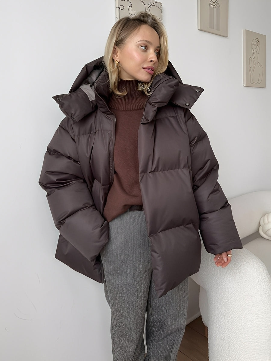 ModeGeist | Warme, gepolsterte, lässige Jacke für Frauen