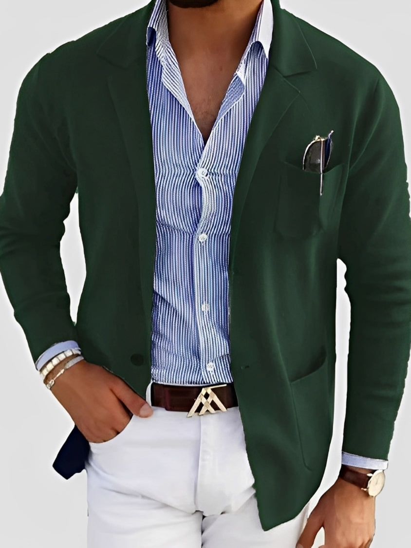 ModeGeist | Eleganter Blazer mit Taschen für Männer