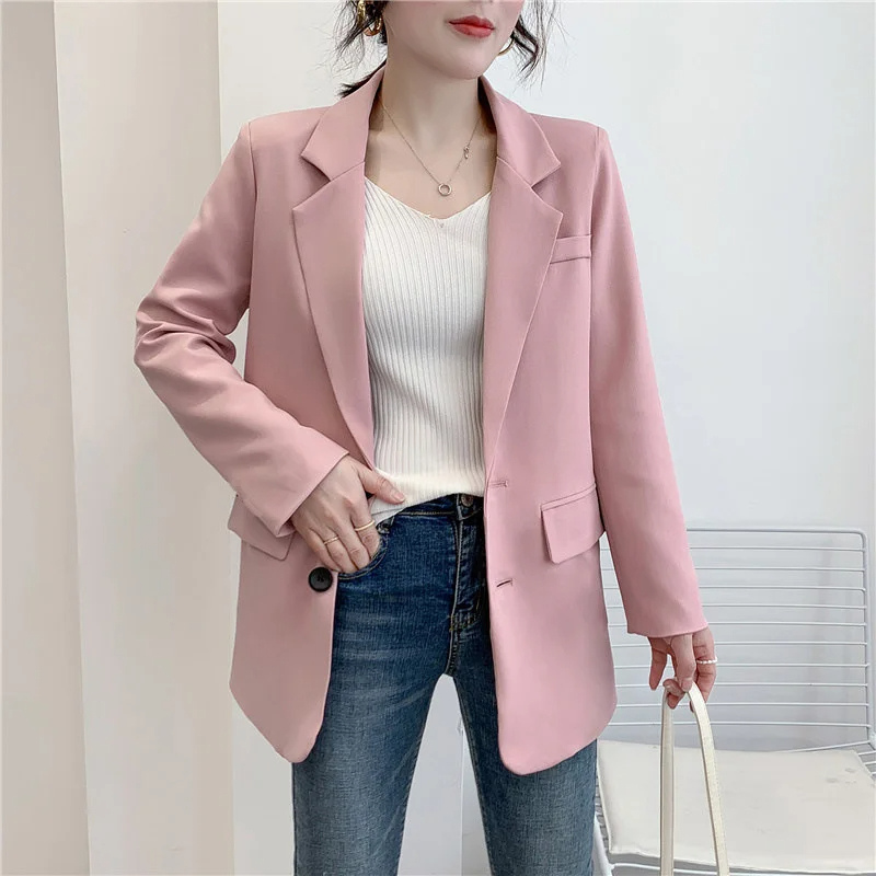Avelena Damen Blazer: Lang und lässig
