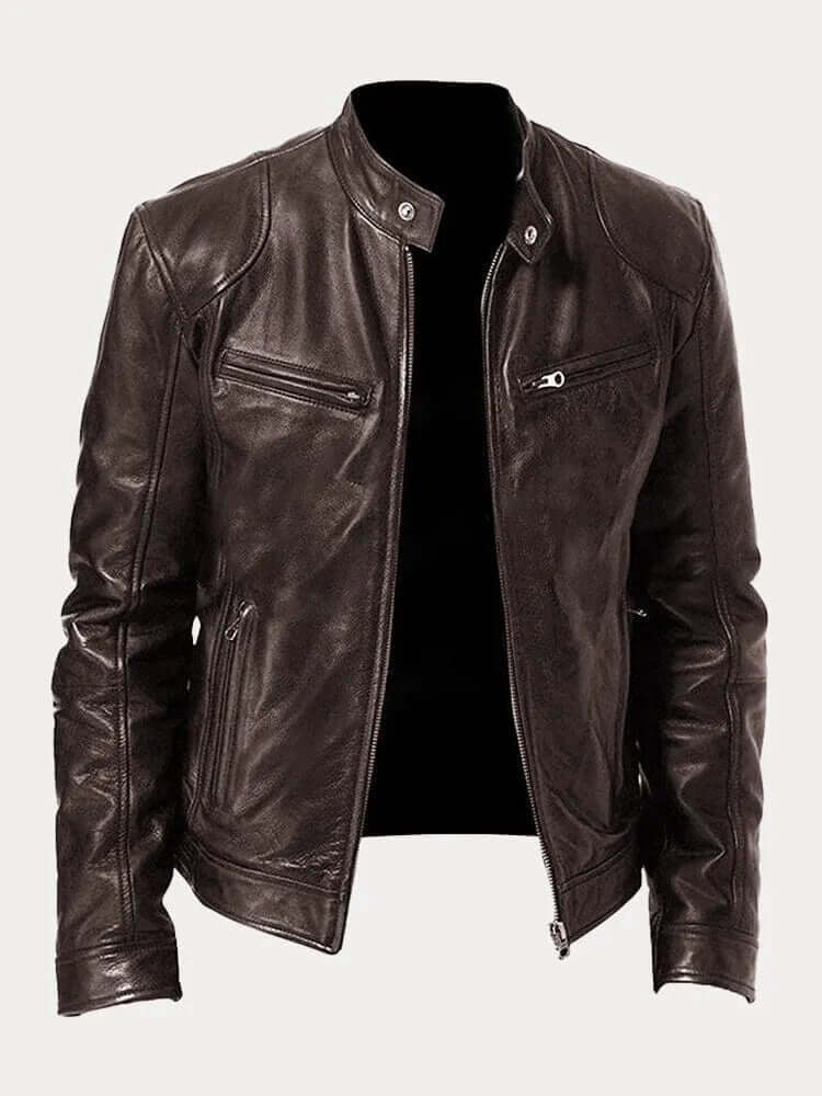 ModeGeist | Herren Klassische Lederjacke