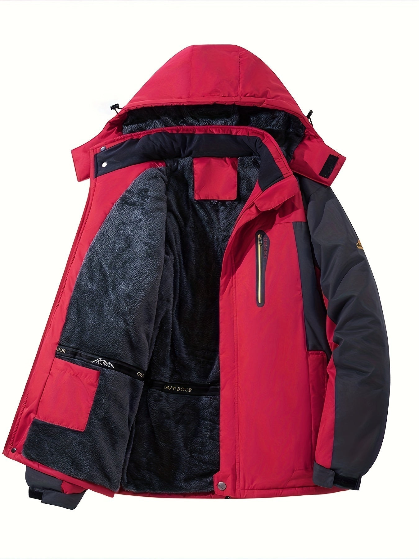 Herren Winterjacke: Warm, wasserdicht, mit Kapuze