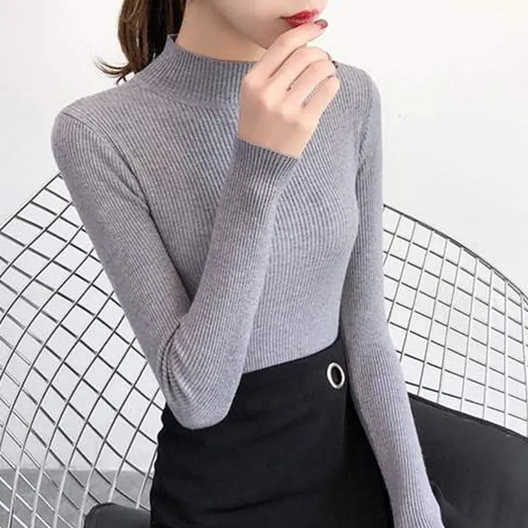 ModeGeist | gerippter Wollpullover für Damen