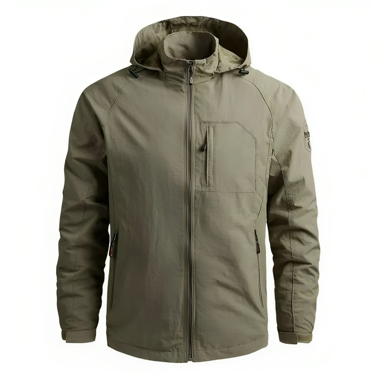 ModeGeist | Wasserdichter Kapuzenwindbreaker für Herren